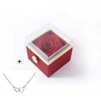 Red Box Silver Necklace