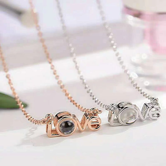 Projection Necklace Love